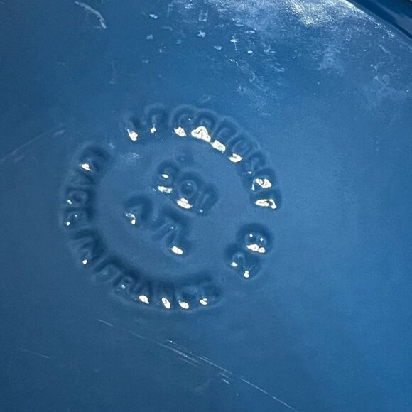 Le Creuset Oval Dutch Oven Cast-Iron Braiser (5QT) W Crystal Lid Made in France - Picture 3 of 7